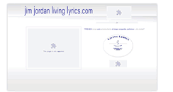 Desktop Screenshot of jimjordanlivinglyrics.com